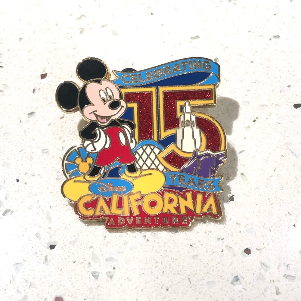 Disney California Adventure 15th Anniversary Pin